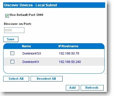 dsicover devices local subnet